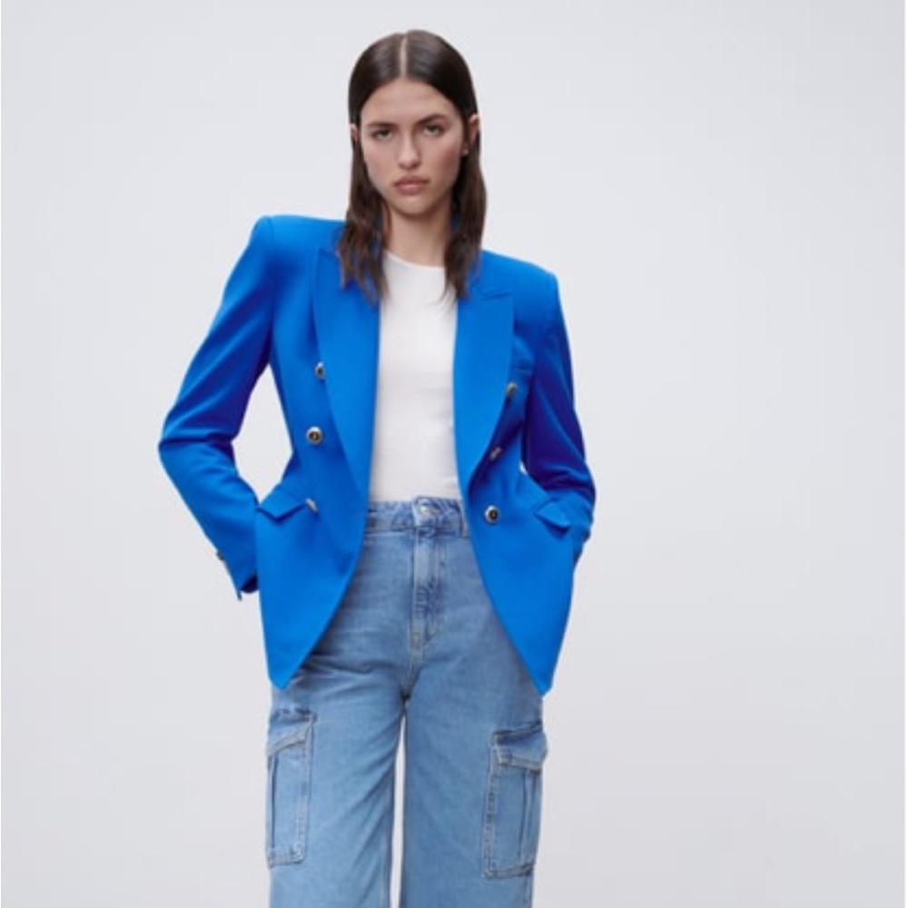 Double breasted blazer